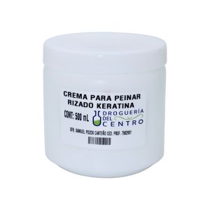 Crema para peinar rizado con keratina