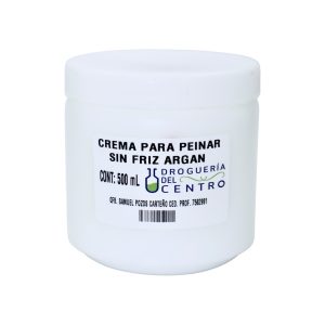 Crema para peinar control frizz con aceite de argán