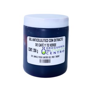 Gel anticelulítico con extracto de Café y Té verde